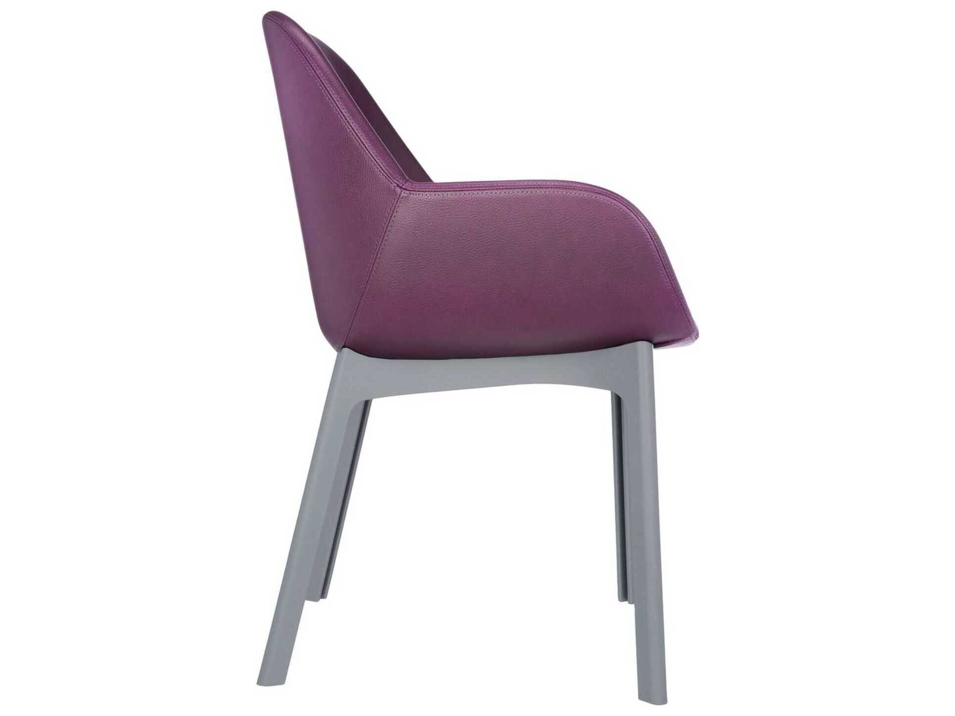 Kartell Clap Gray Arm Dining Chair