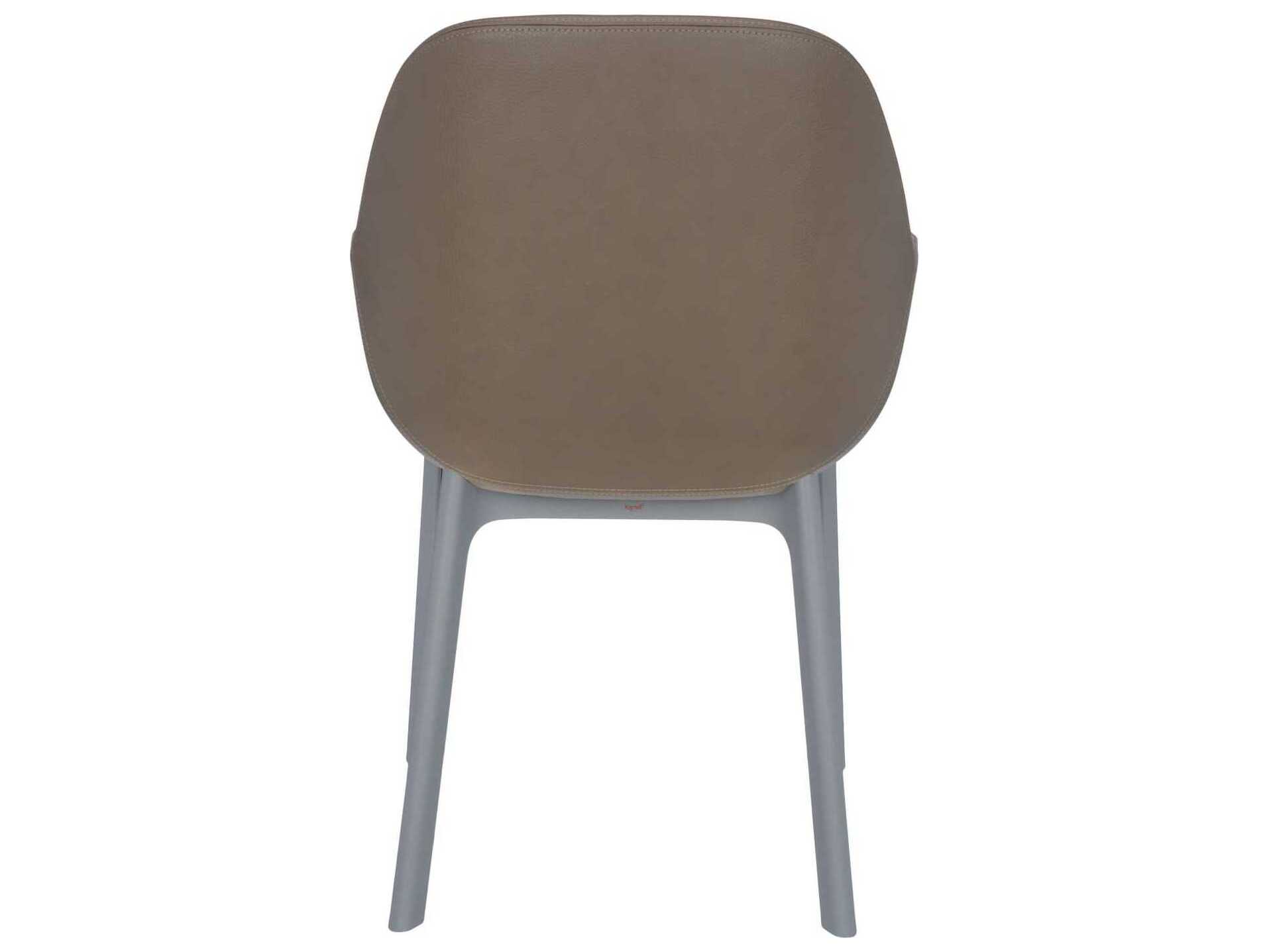 Kartell Clap Gray Arm Dining Chair