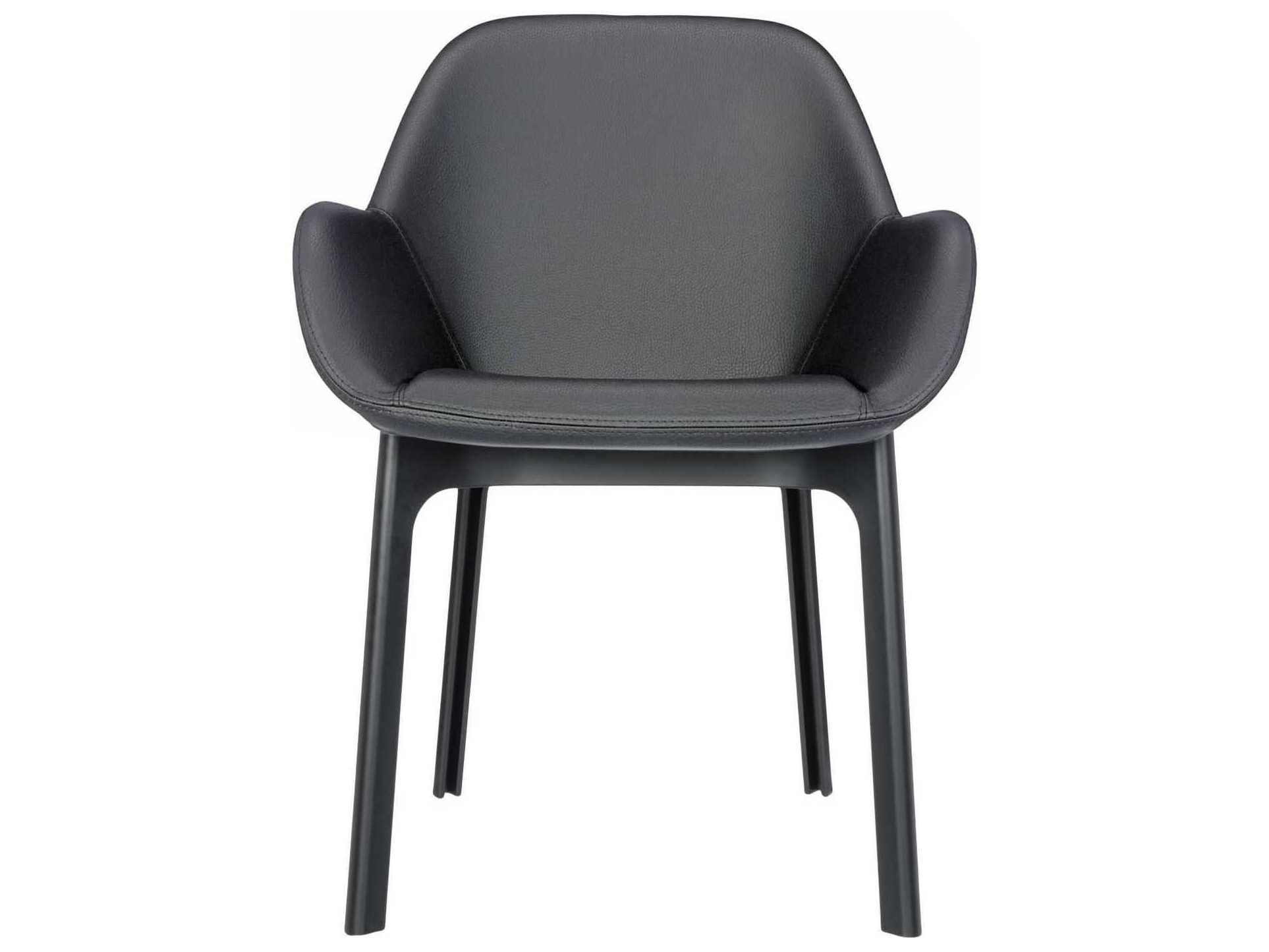 Kartell Clap Black Arm Dining Chair