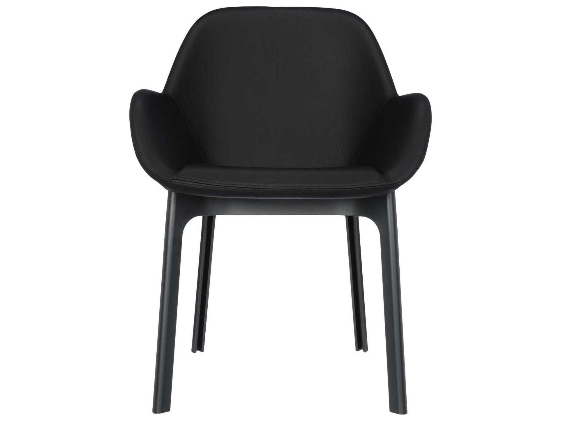Kartell Clap Black Arm Dining Chair