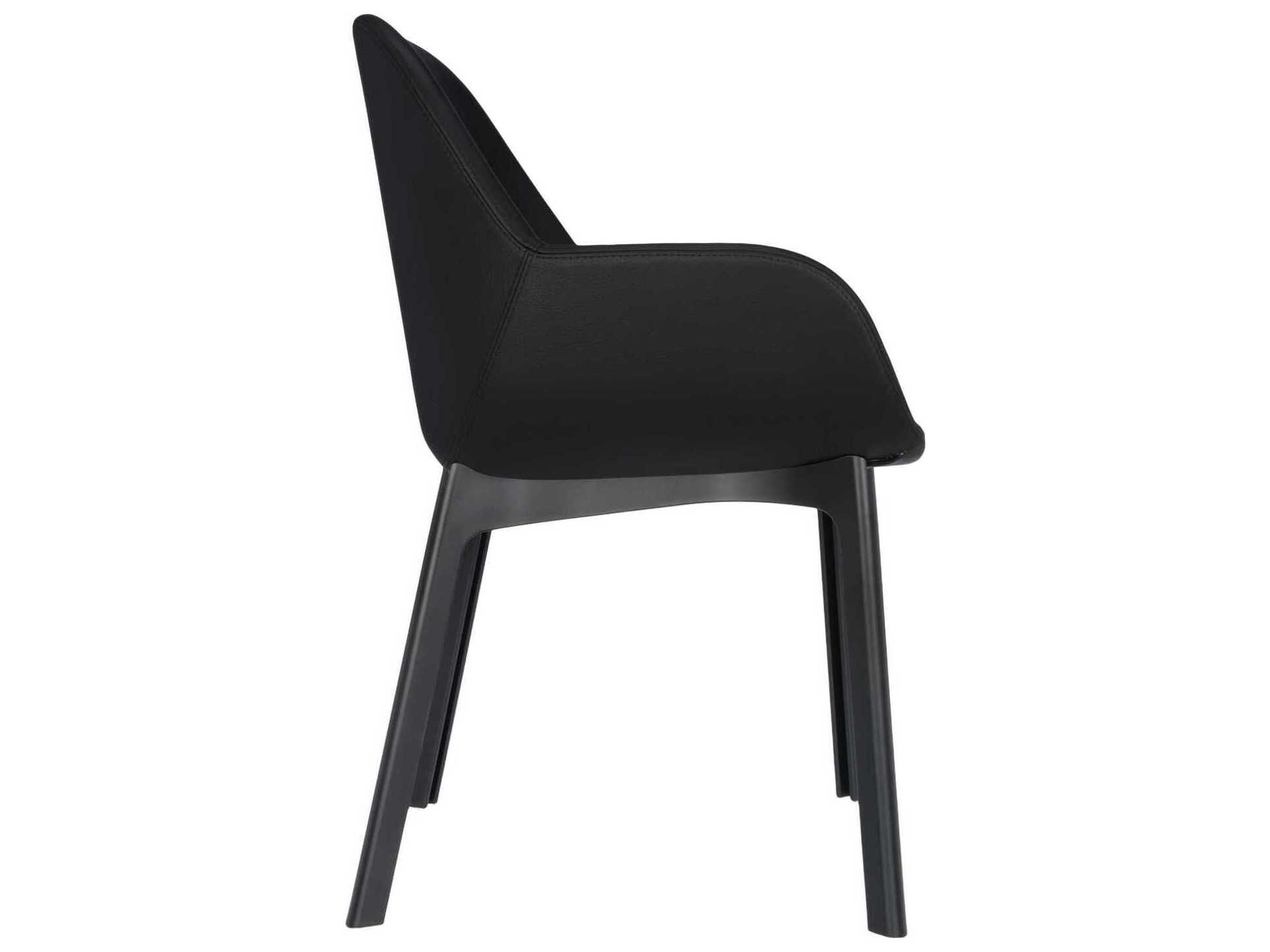 Kartell Clap Black Arm Dining Chair