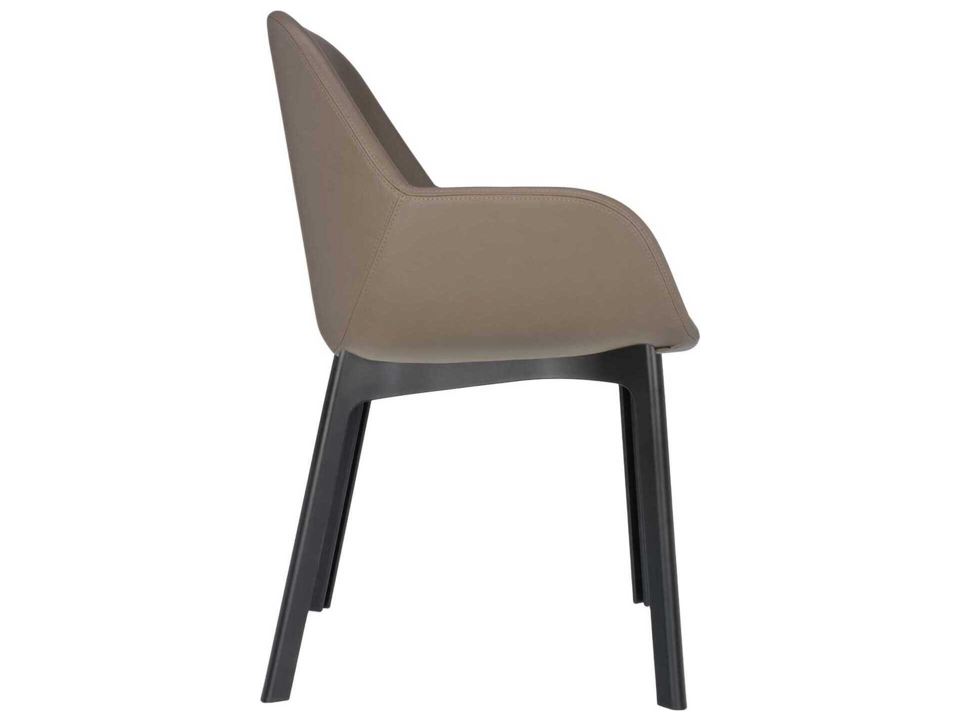 Kartell Clap Black Arm Dining Chair