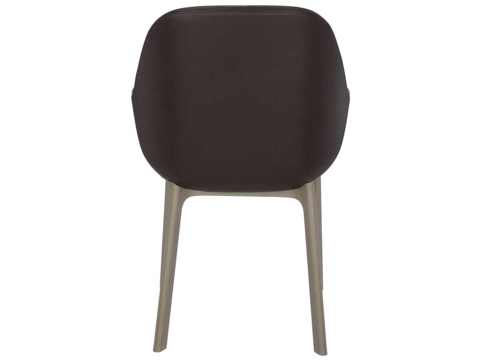 Kartell Clap Brown Arm Dining Chair