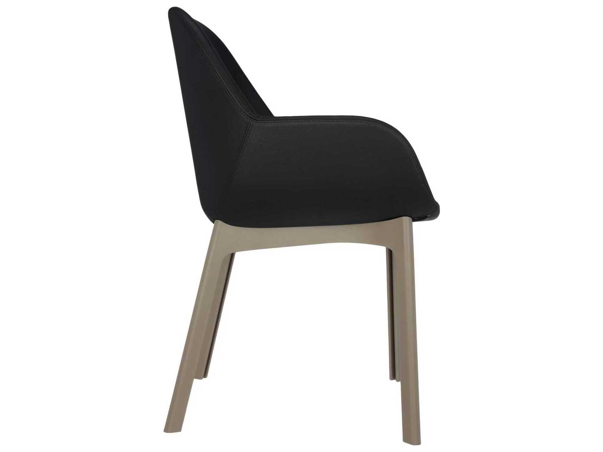Kartell Clap Black Arm Dining Chair