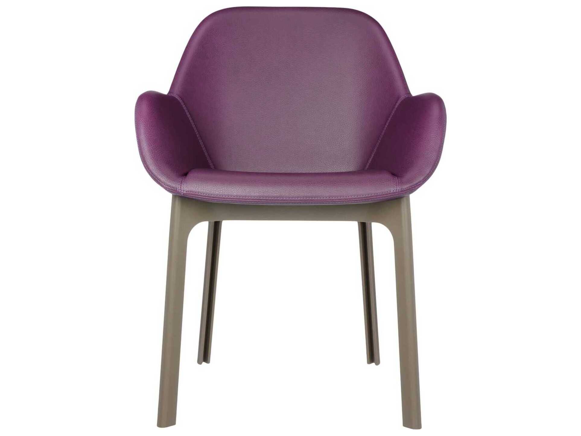 Kartell Clap Gray Arm Dining Chair