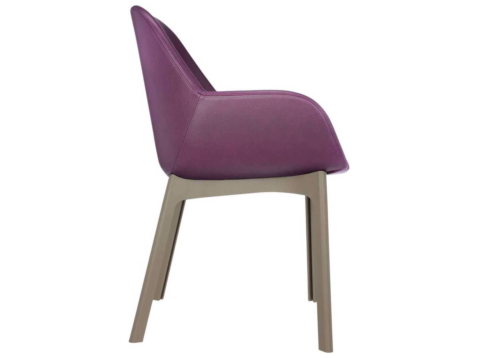 Kartell Clap Gray Arm Dining Chair