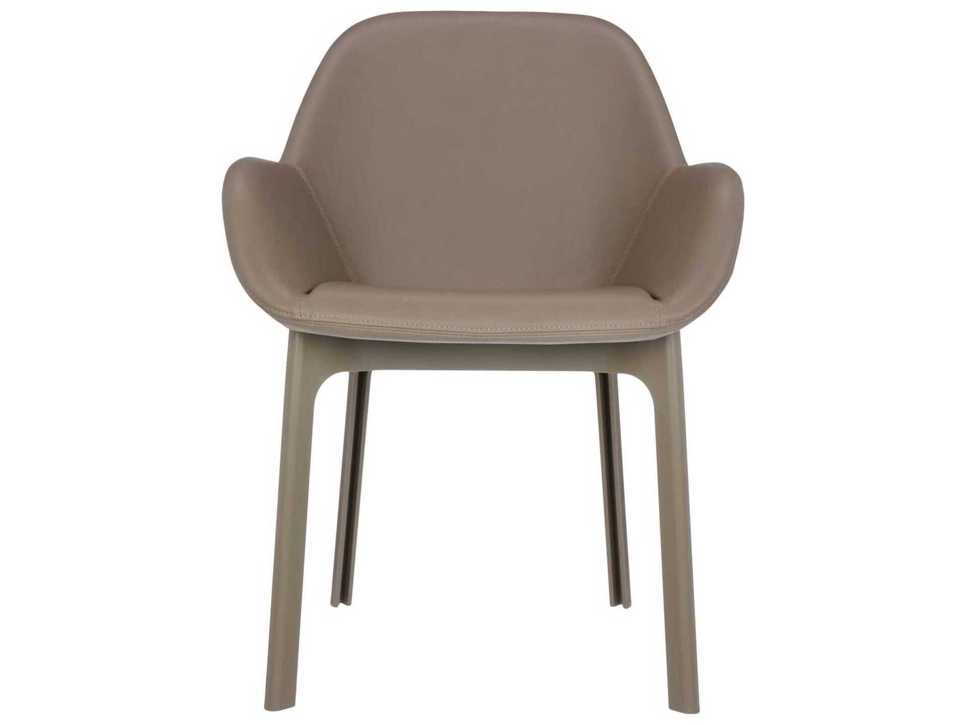 Kartell Clap Gray Arm Dining Chair