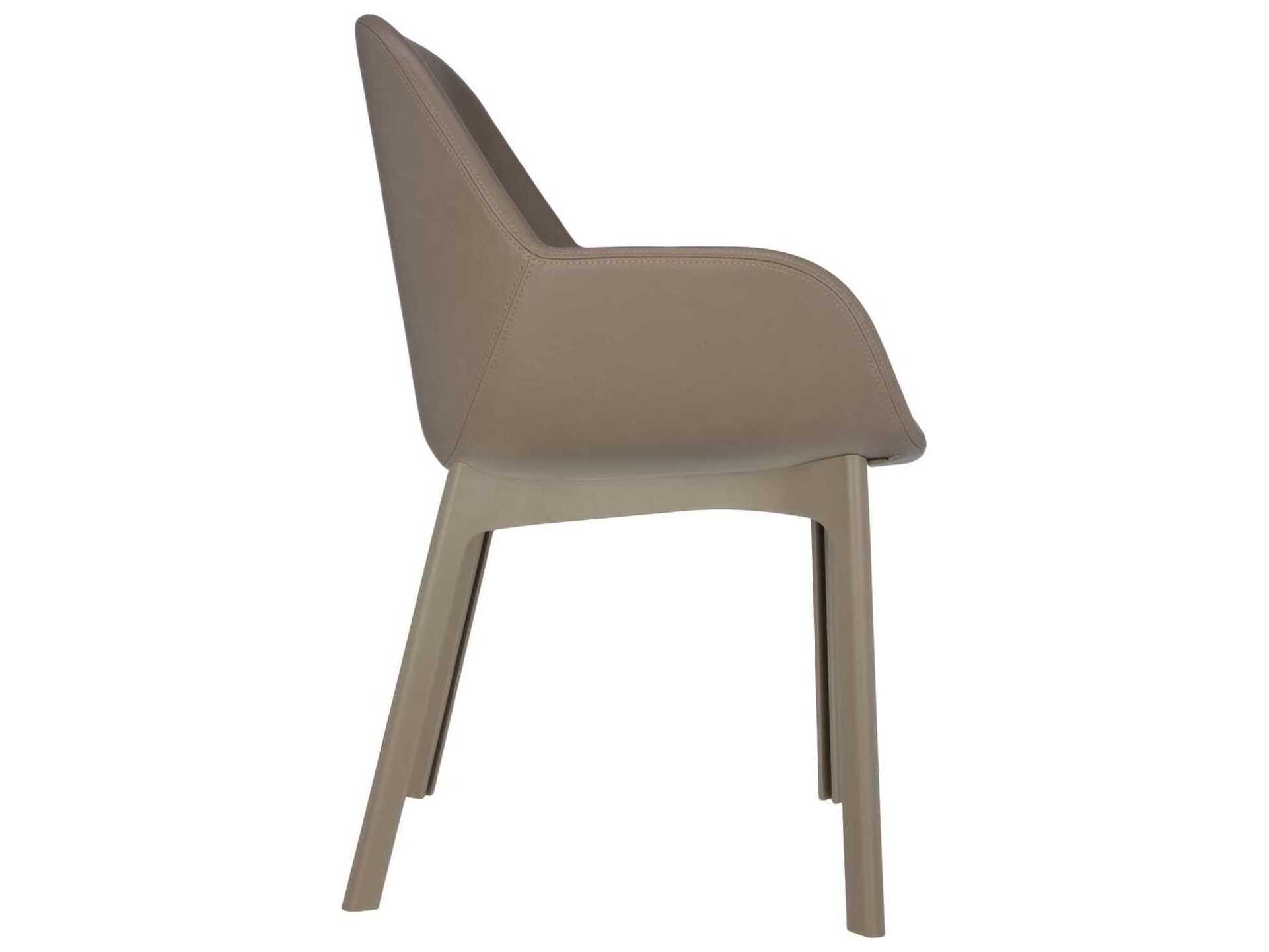Kartell Clap Gray Arm Dining Chair
