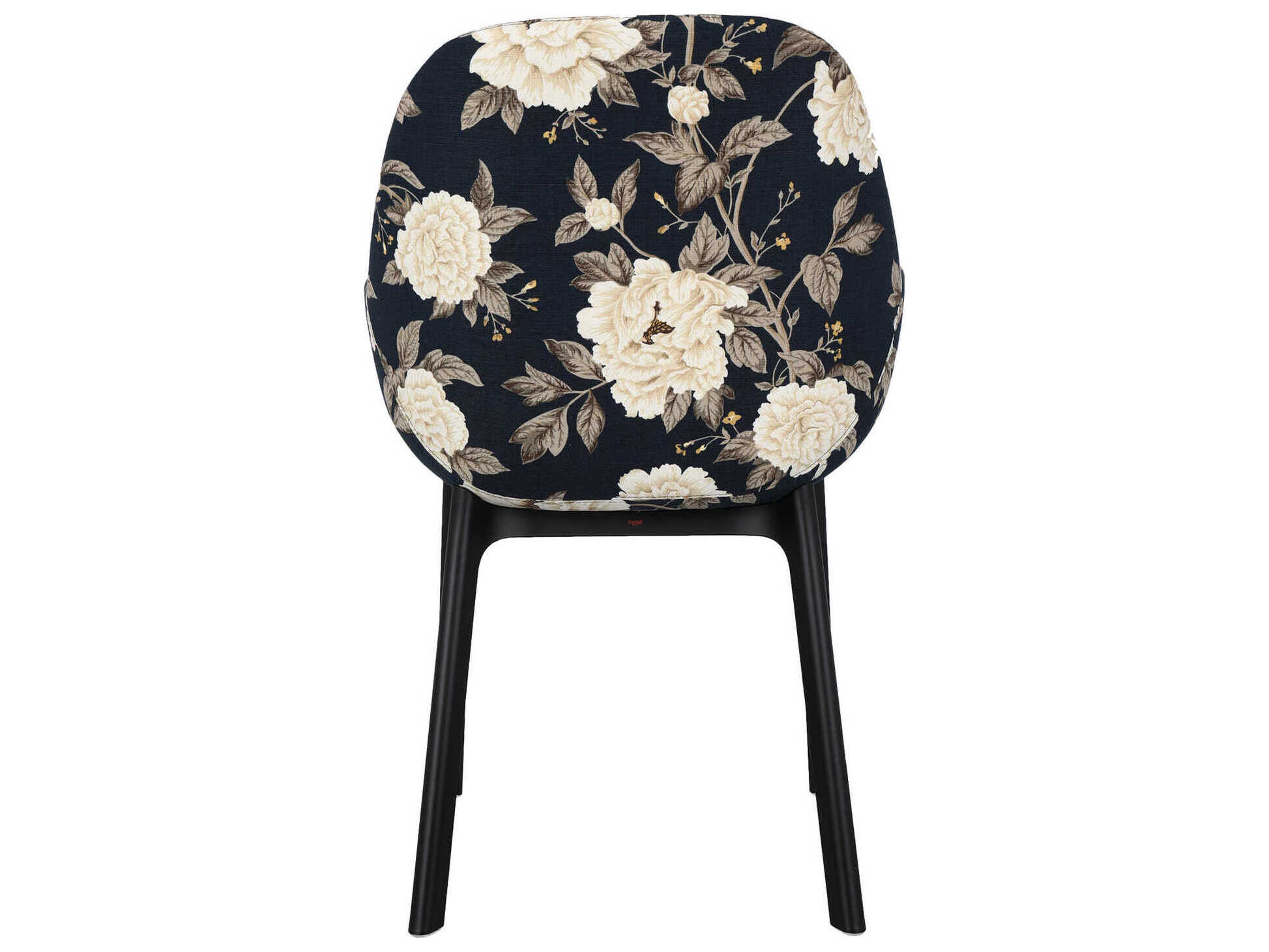 Kartell Clap Beige Upholstered Arm Dining Chair