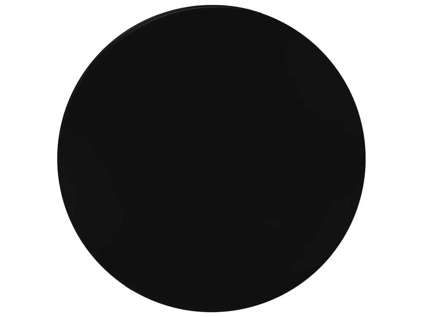 Kartell Toptop Round Plastic Black Dining Table