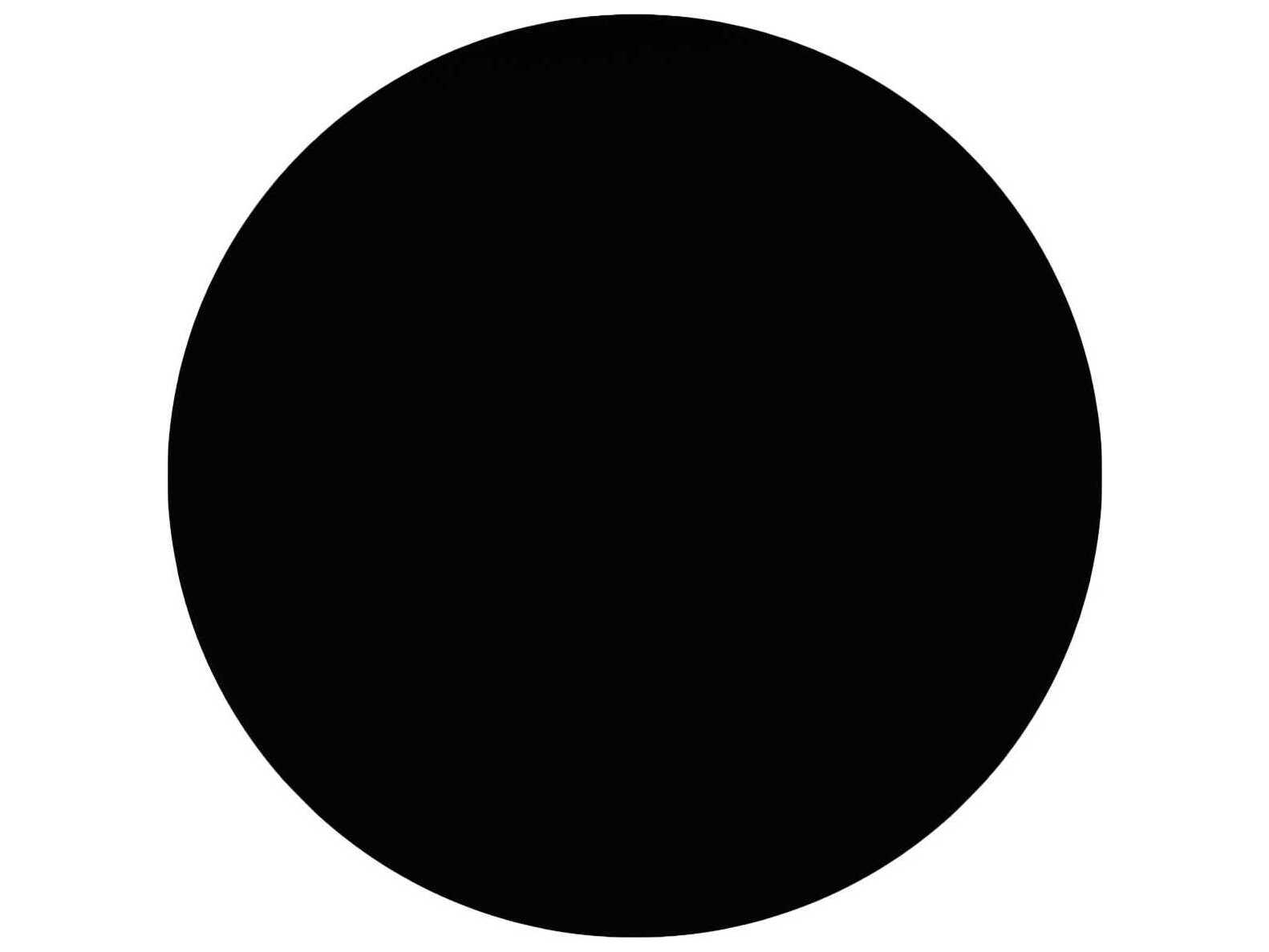 Kartell Toptop Round Plastic Black Dining Table