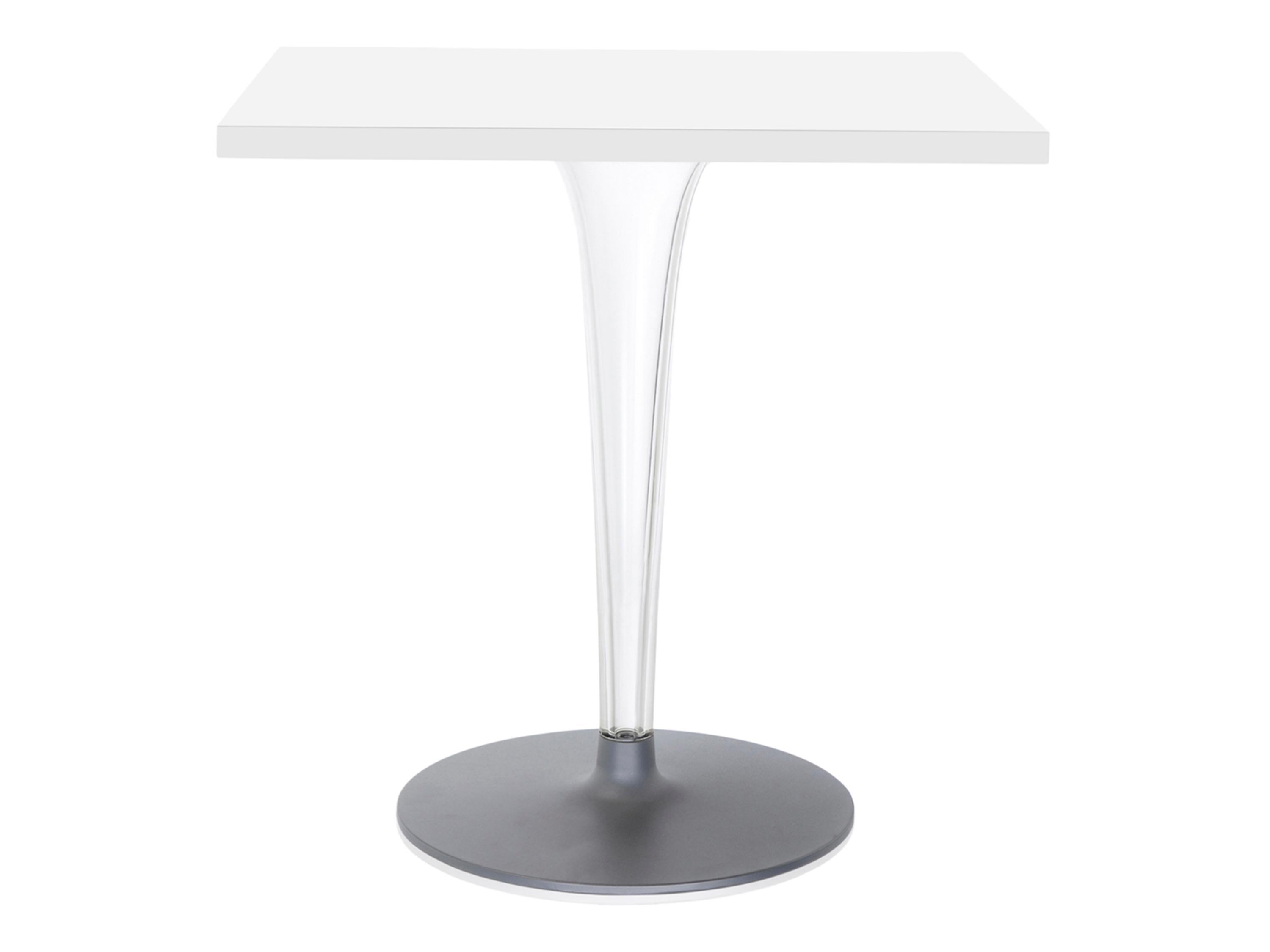 Kartell Toptop Square Plastic White Dining Table