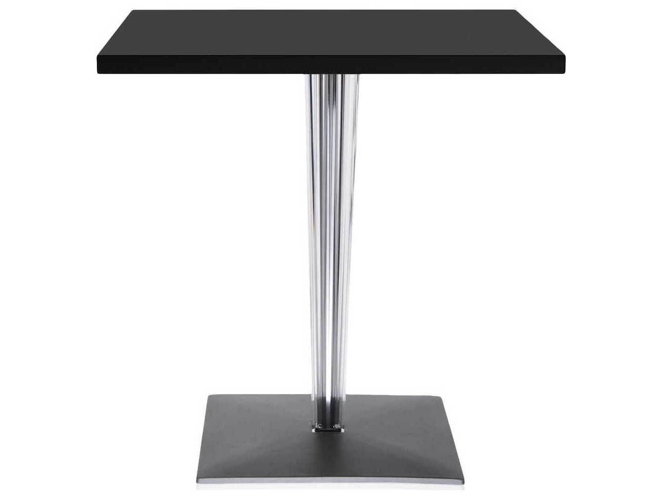 Kartell Toptop Square Plastic Black Dining Table
