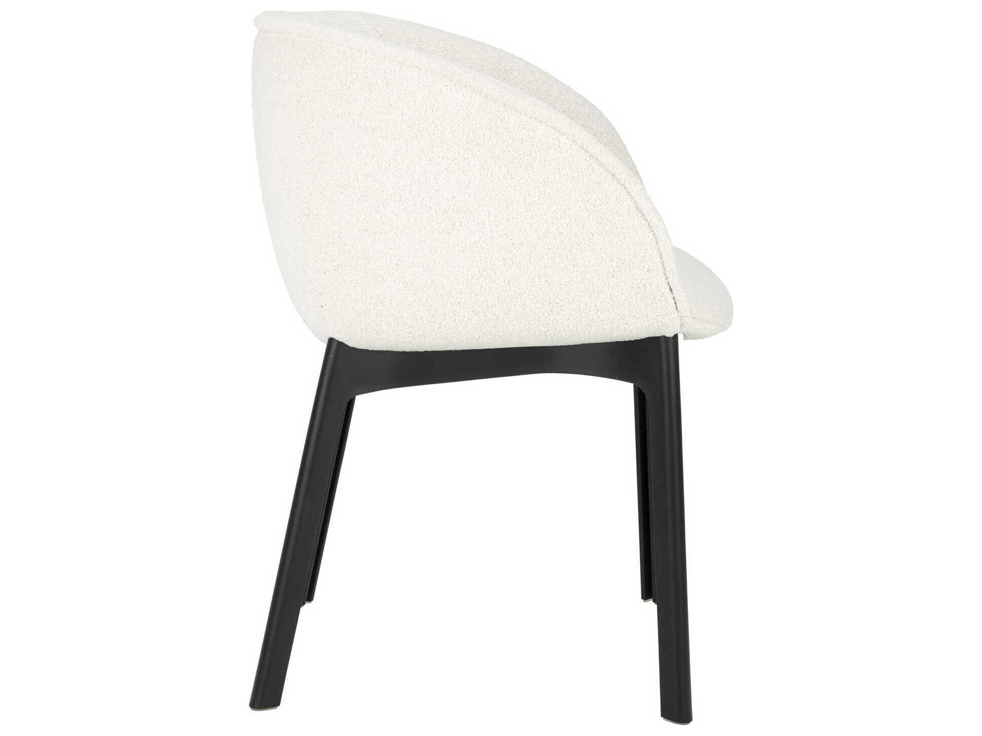 Kartell Charla Black Upholstered Arm Dining Chair
