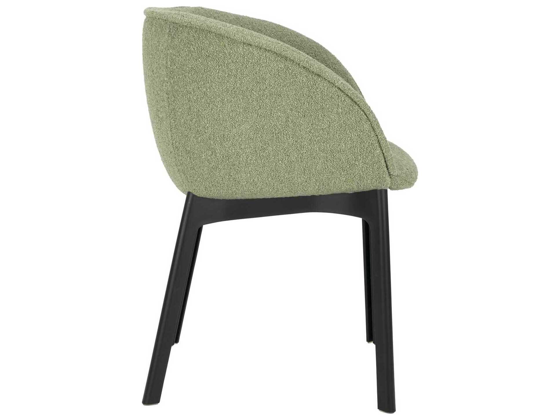 Kartell Charla Black Upholstered Arm Dining Chair