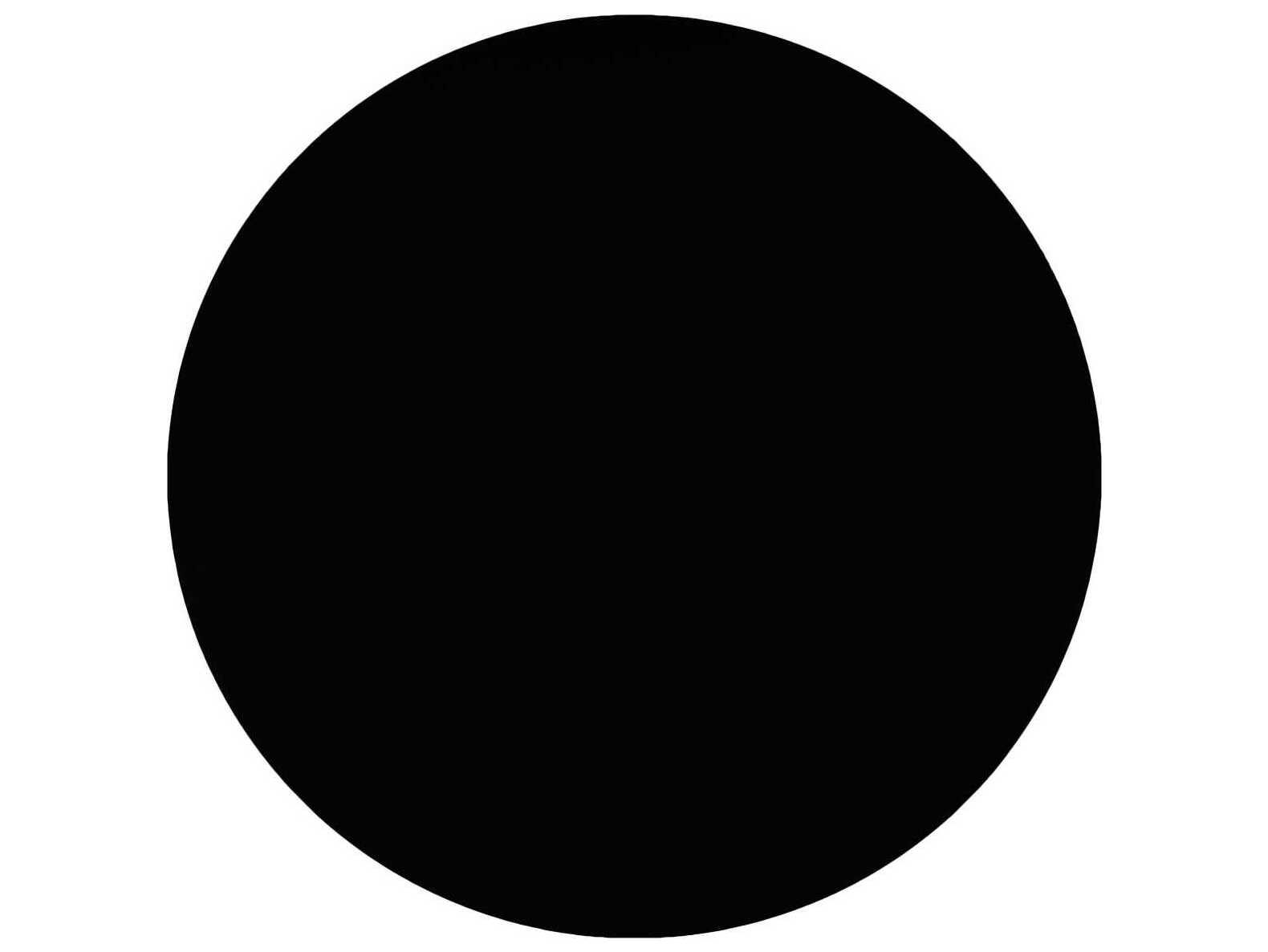 Kartell Toptop Round Plastic Black Top Dining Table