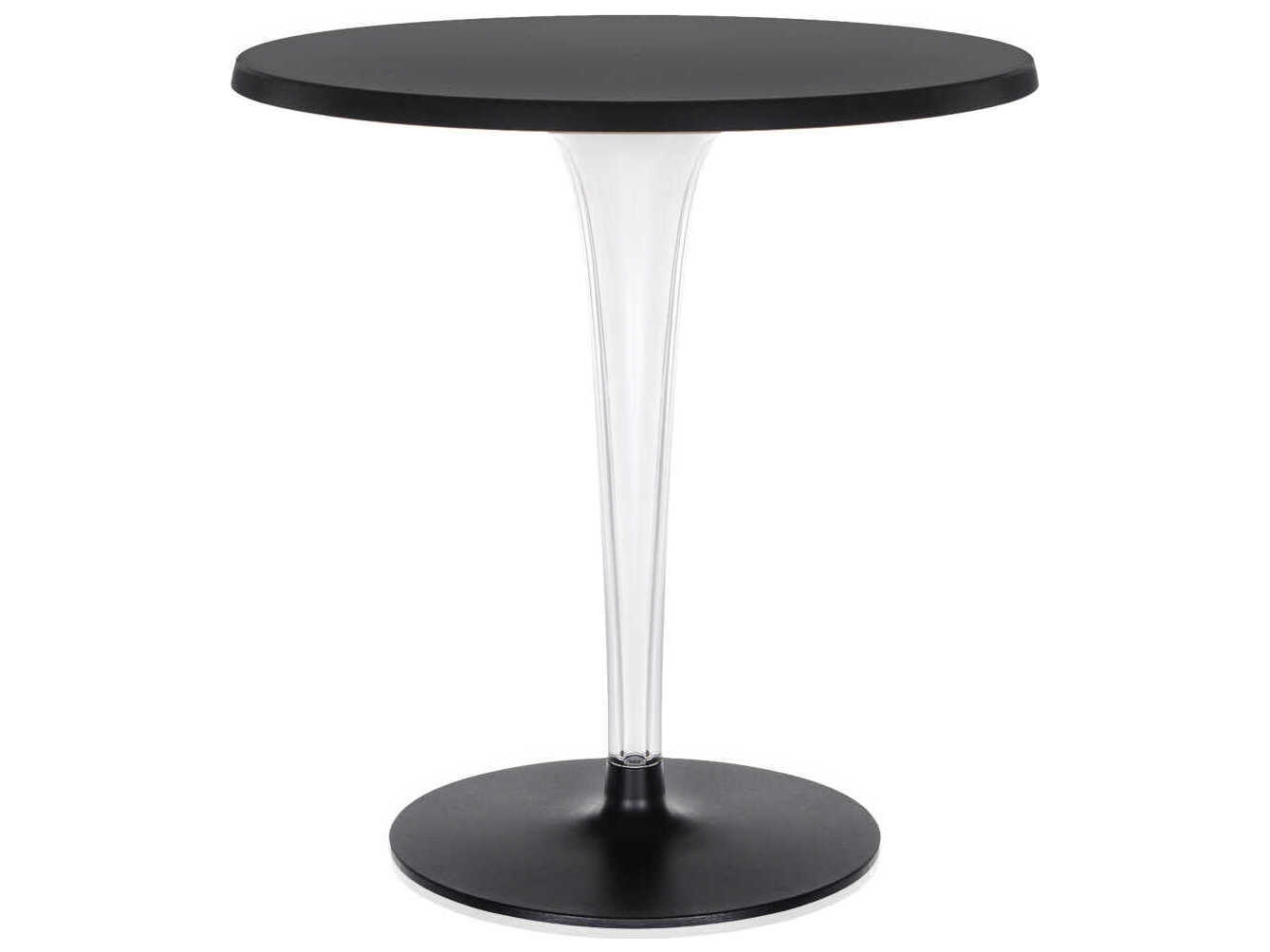 Kartell Toptop For Dr Yes Round Plastic Black Dining Table