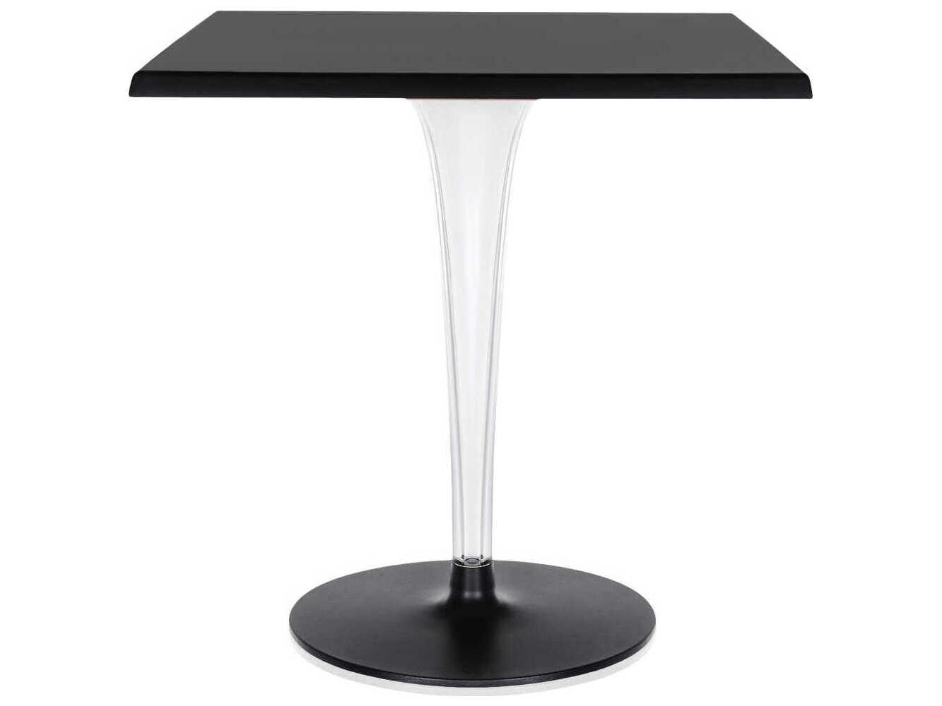Kartell Toptop For Dr Yes Square Plastic Black Dining Table
