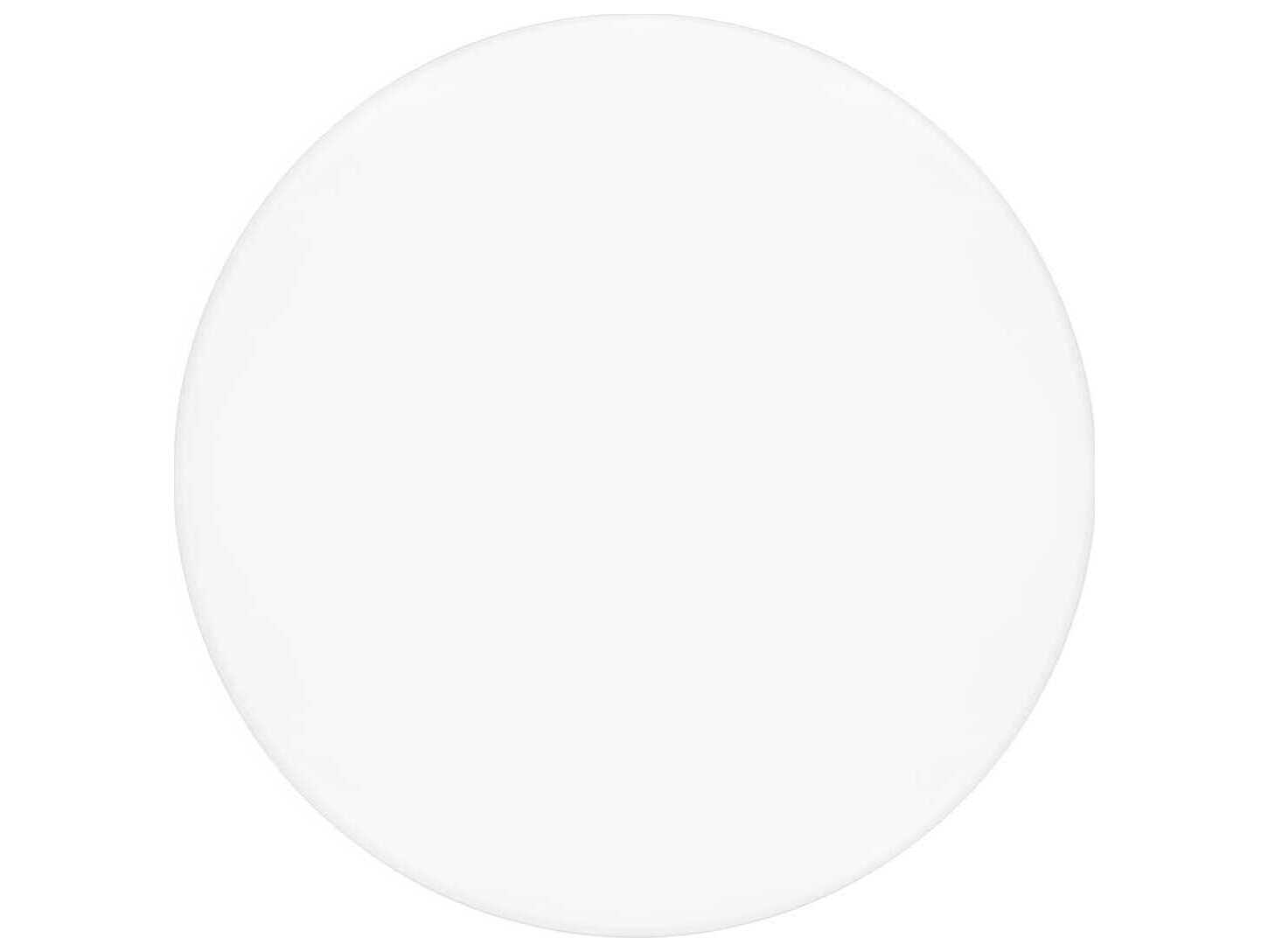 Kartell Toptop For Dr Yes Round Plastic White Dining Table