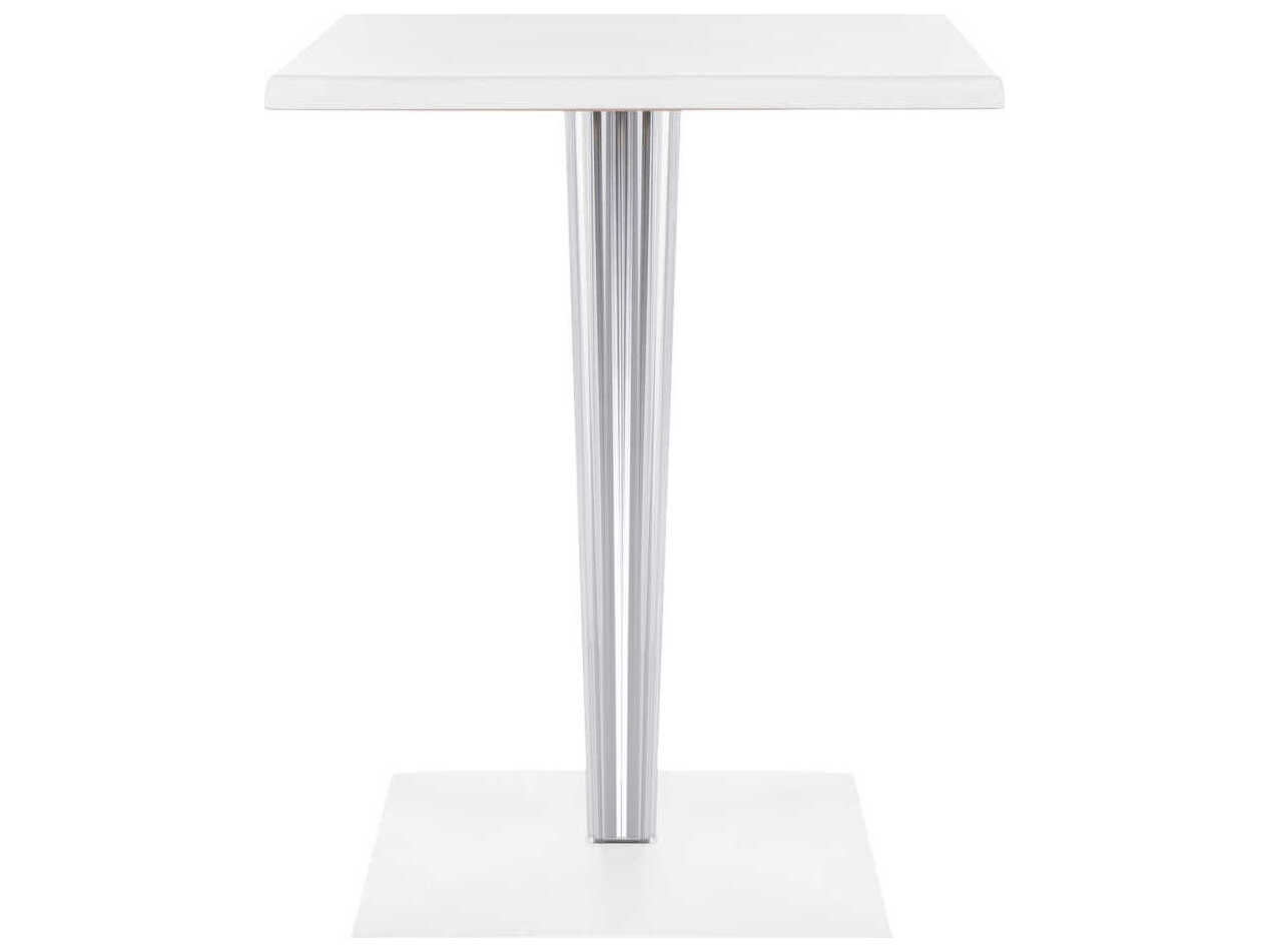Kartell Toptop For Dr Yes Square Plastic White Dining Table