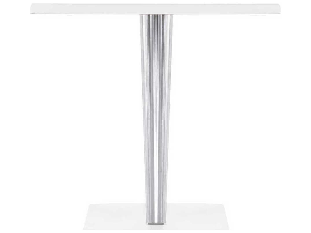 Kartell Toptop For Dr Yes Square Plastic White Dining Table