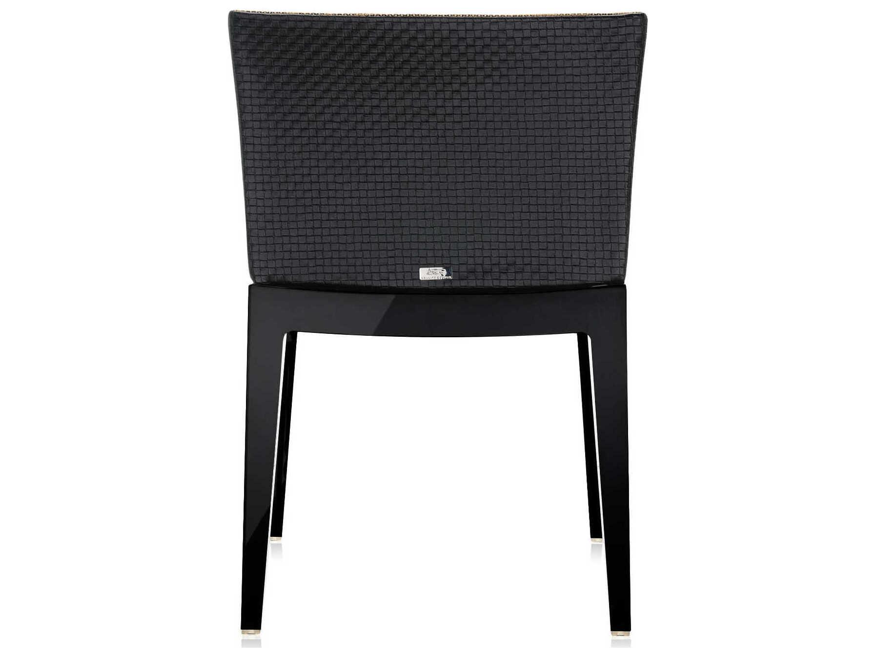 Kartell Mademoiselle Kravitz Black Upholstered Arm Dining Chair