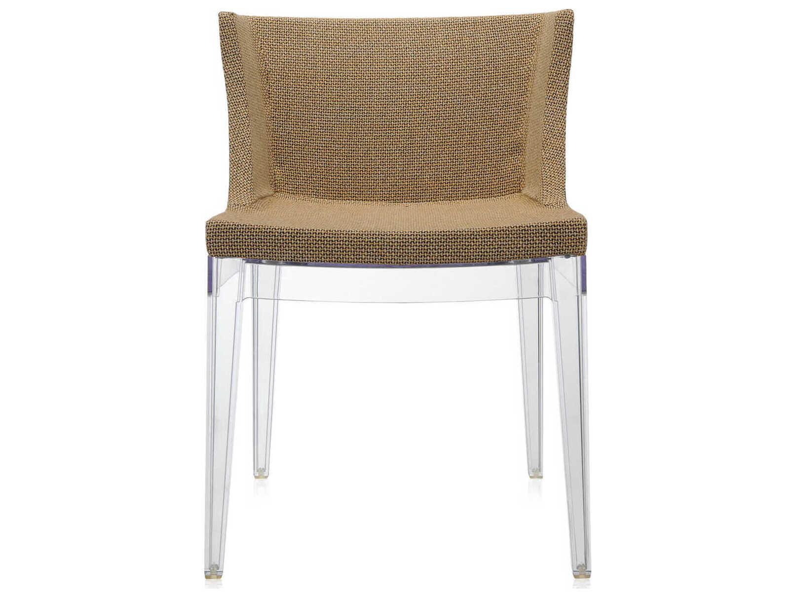 Kartell Mademoiselle Kravitz Brown Upholstered Arm Dining Chair