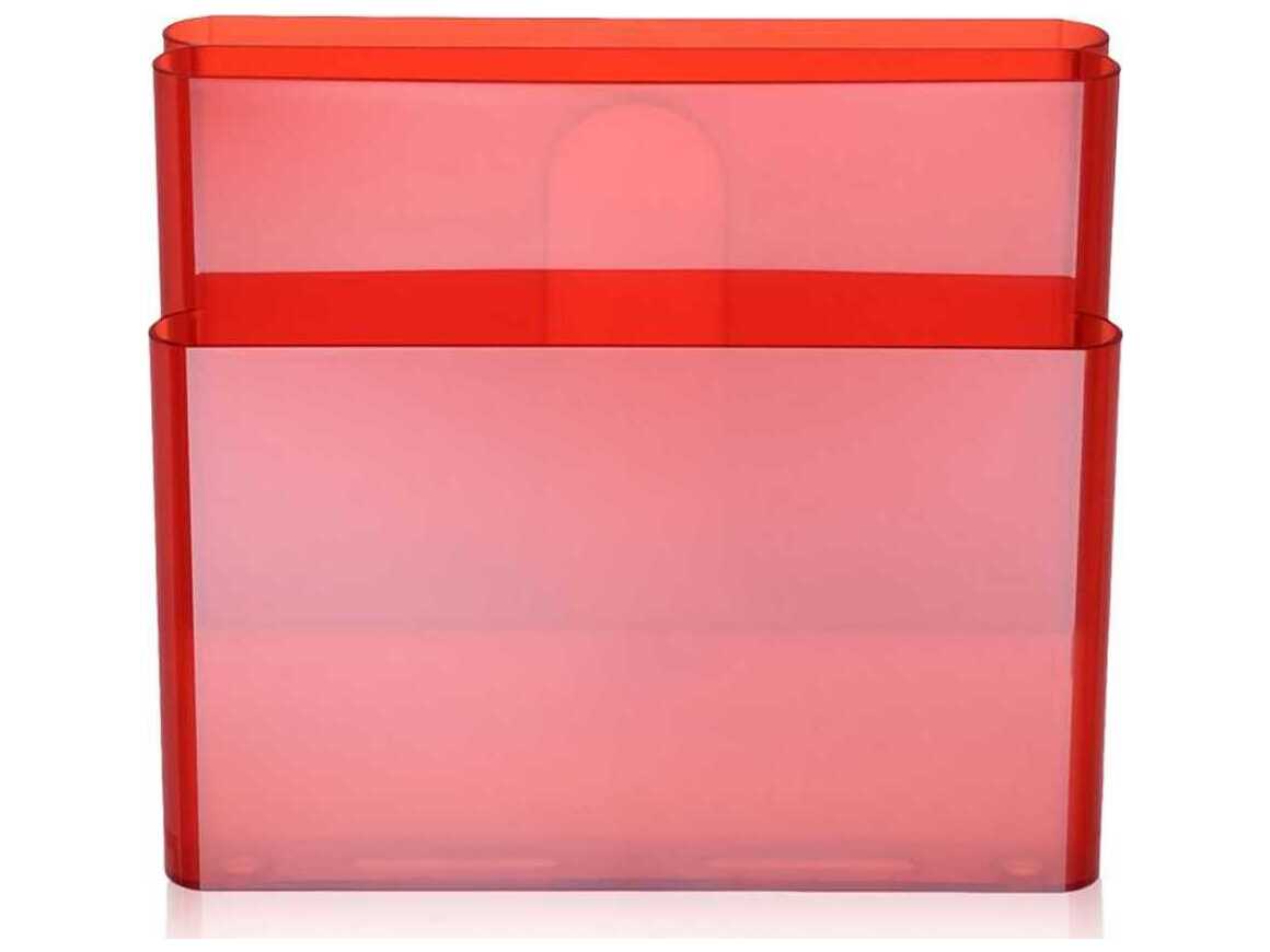 Kartell Orange / Red Magazine Rack