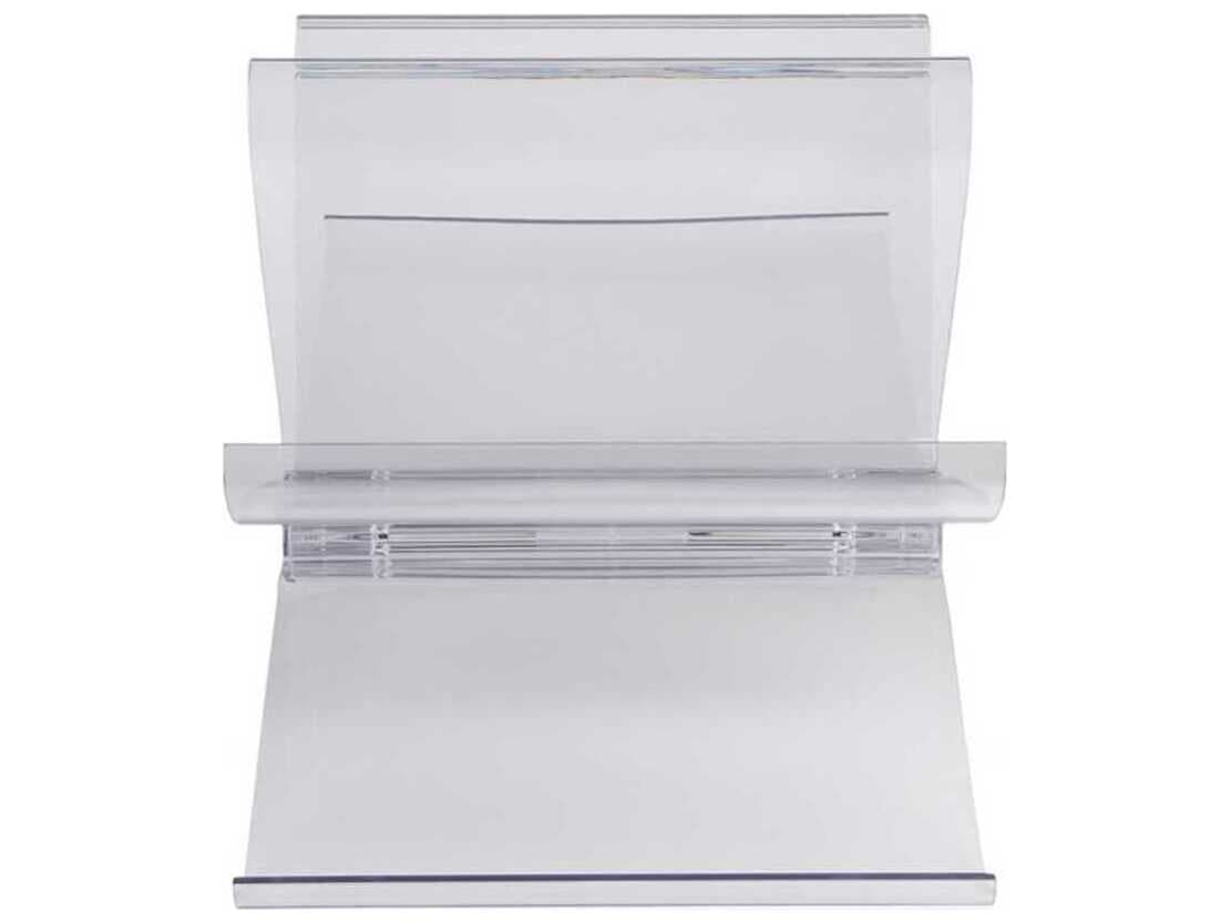 Kartell Front Page Crystal Magazine Rack