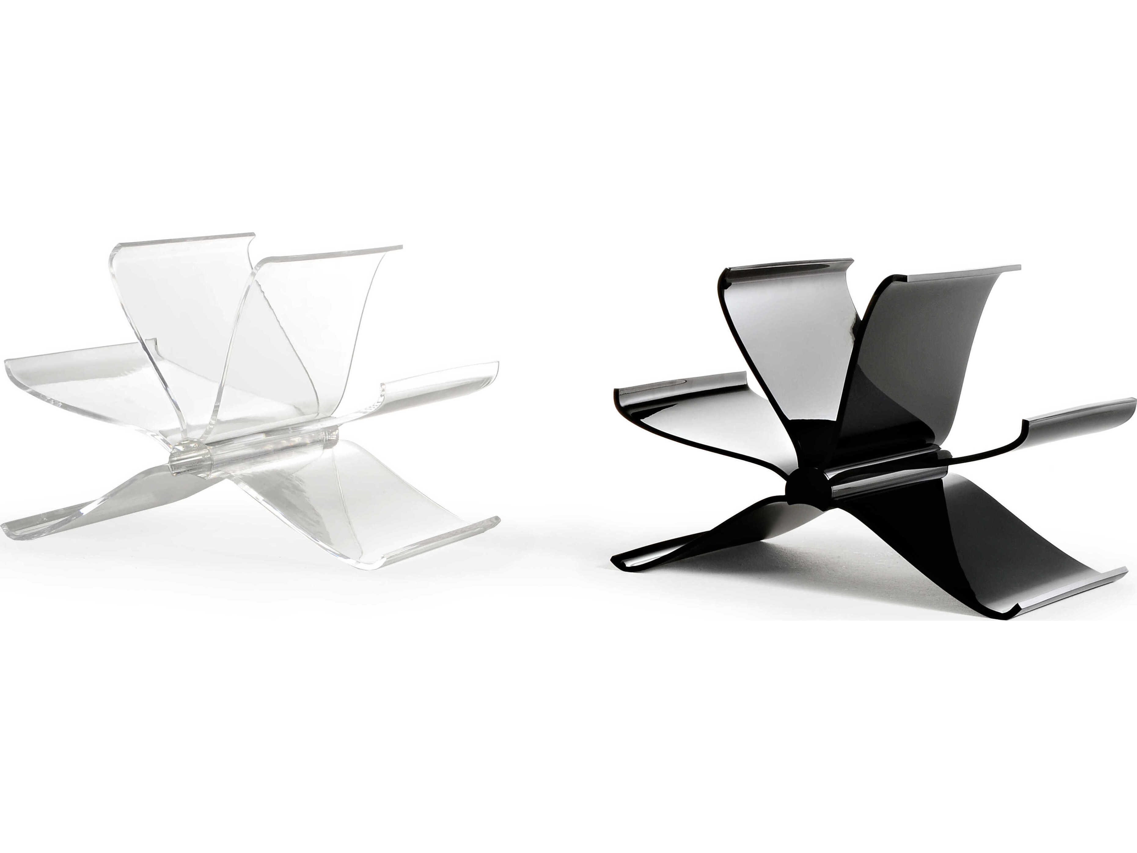 Kartell Front Page Crystal Magazine Rack