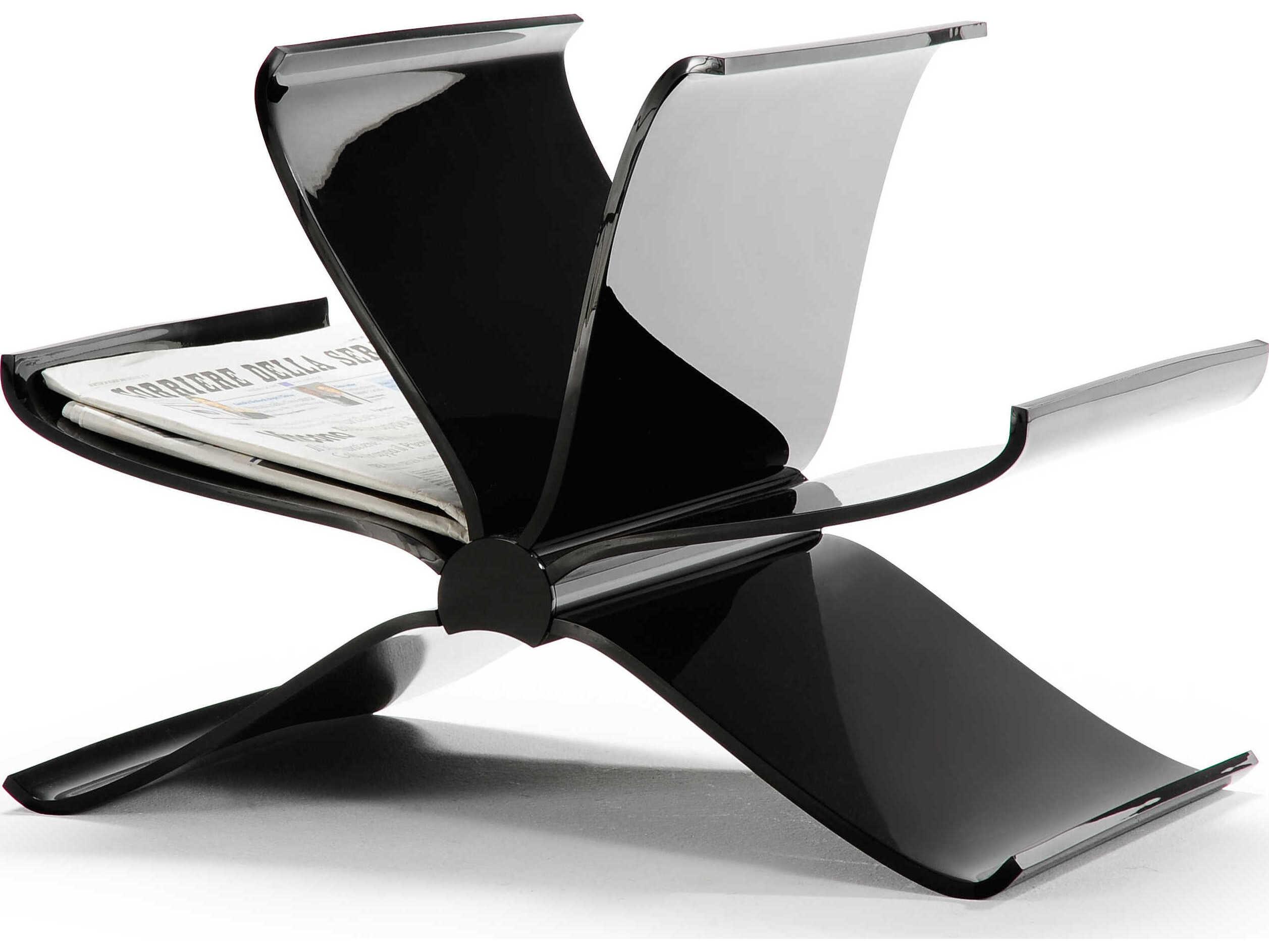 Kartell Front Page Black Magazine Rack
