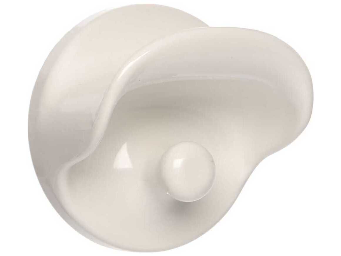 Kartell Wall White Clothing Hook  (Sold in 2)