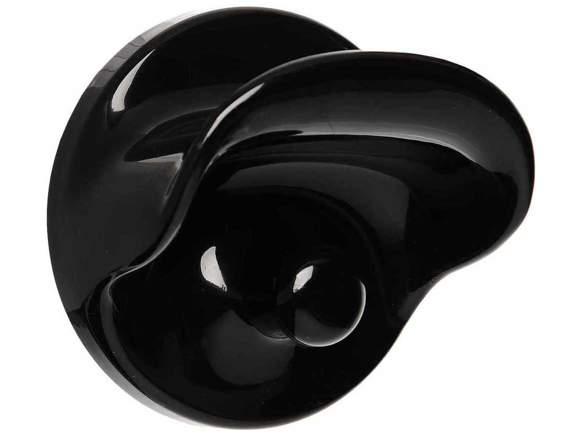 Kartell Wall Black Clothing Hook  (Sold in 2)