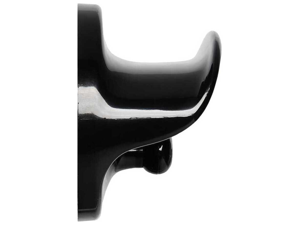 Kartell Wall Black Clothing Hook  (Sold in 2)