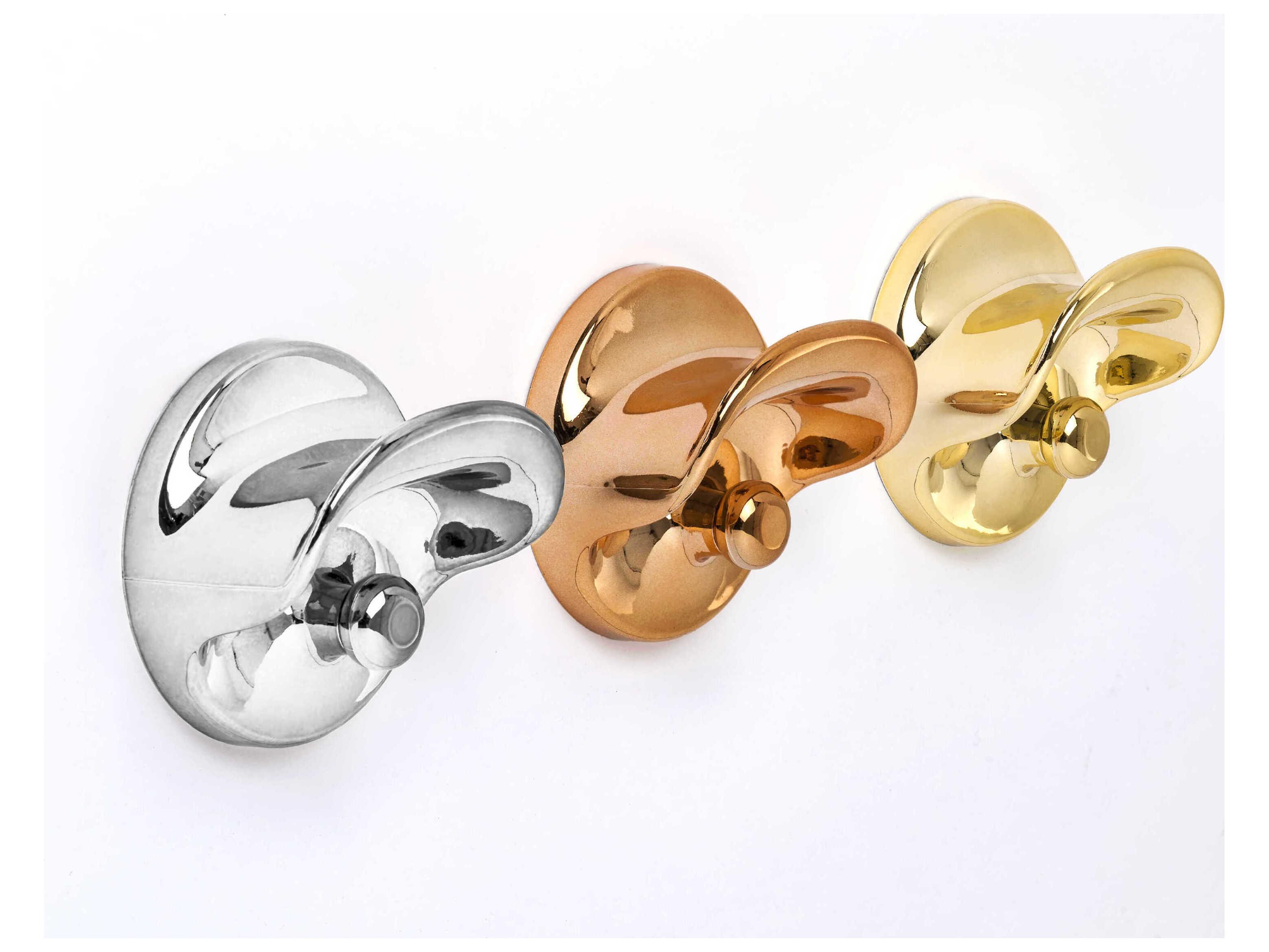 Kartell Wall Chrome Clothing Hook  (Sold in 2)