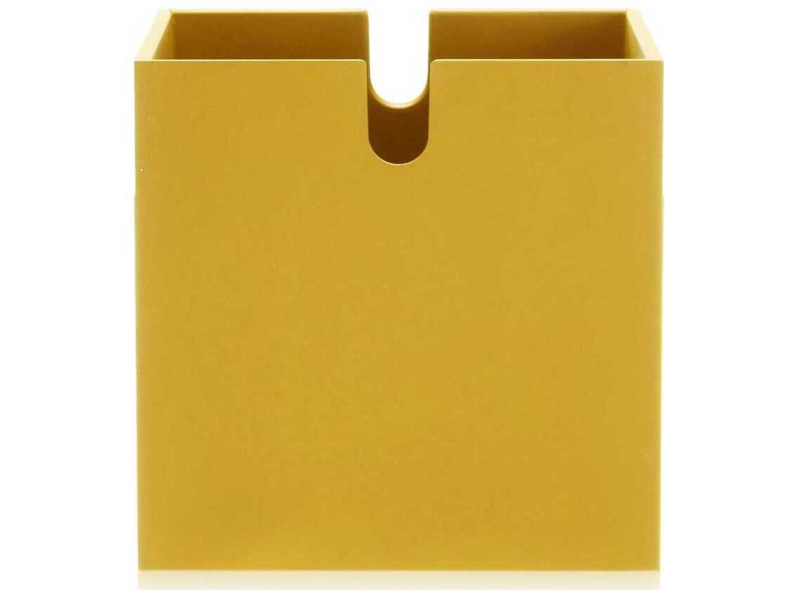 Kartell Polvara Yellow Modular Bookcase Stacking Cube