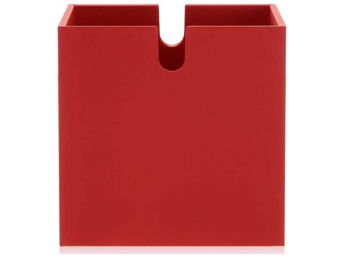 Kartell Polvara Red Modular Bookcase Stacking Cube