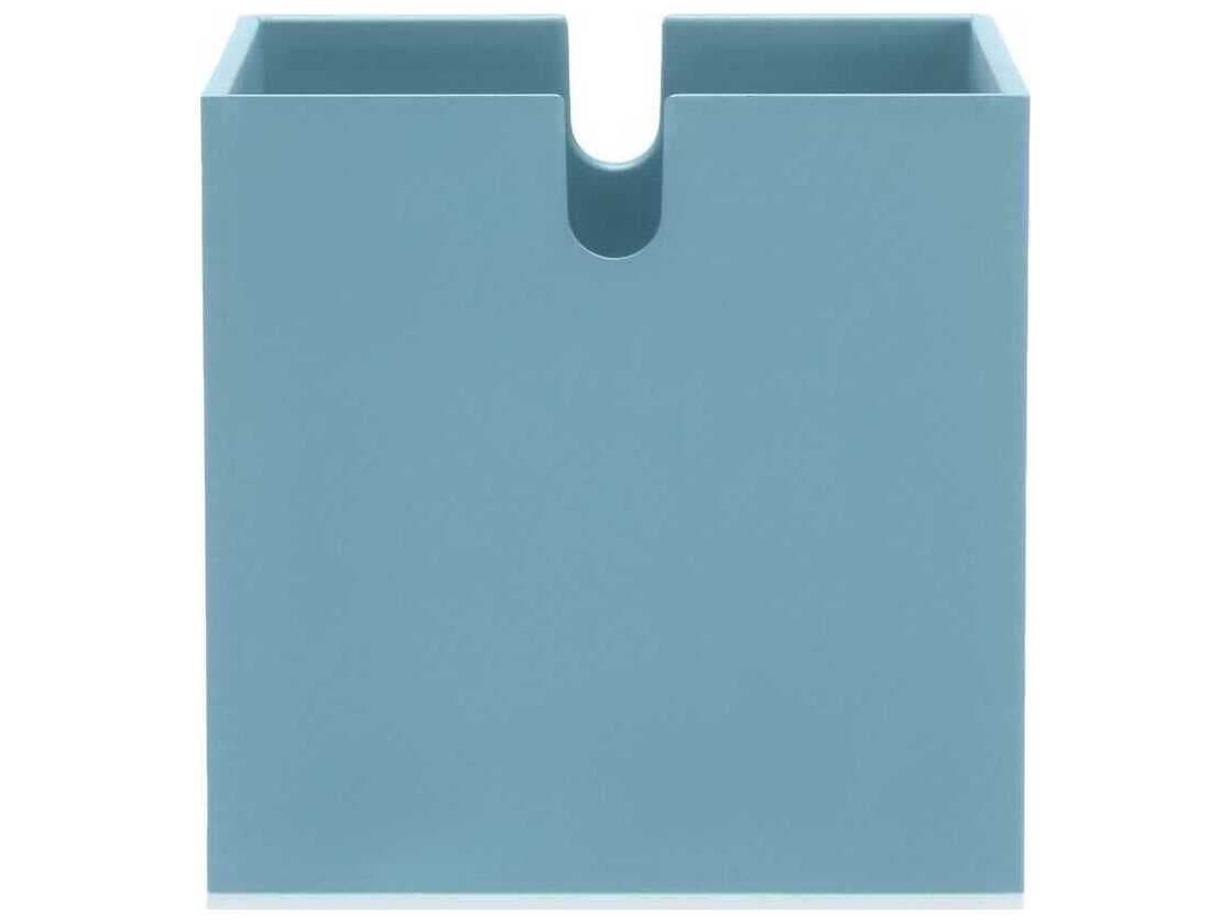 Kartell Polvara Light Blue Modular Bookcase Stacking Cube