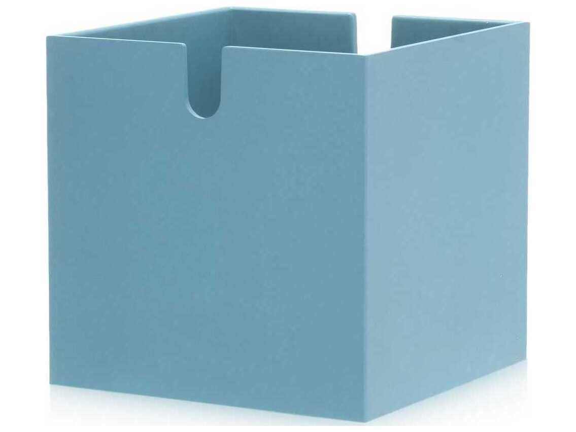Kartell Polvara Light Blue Modular Bookcase Stacking Cube