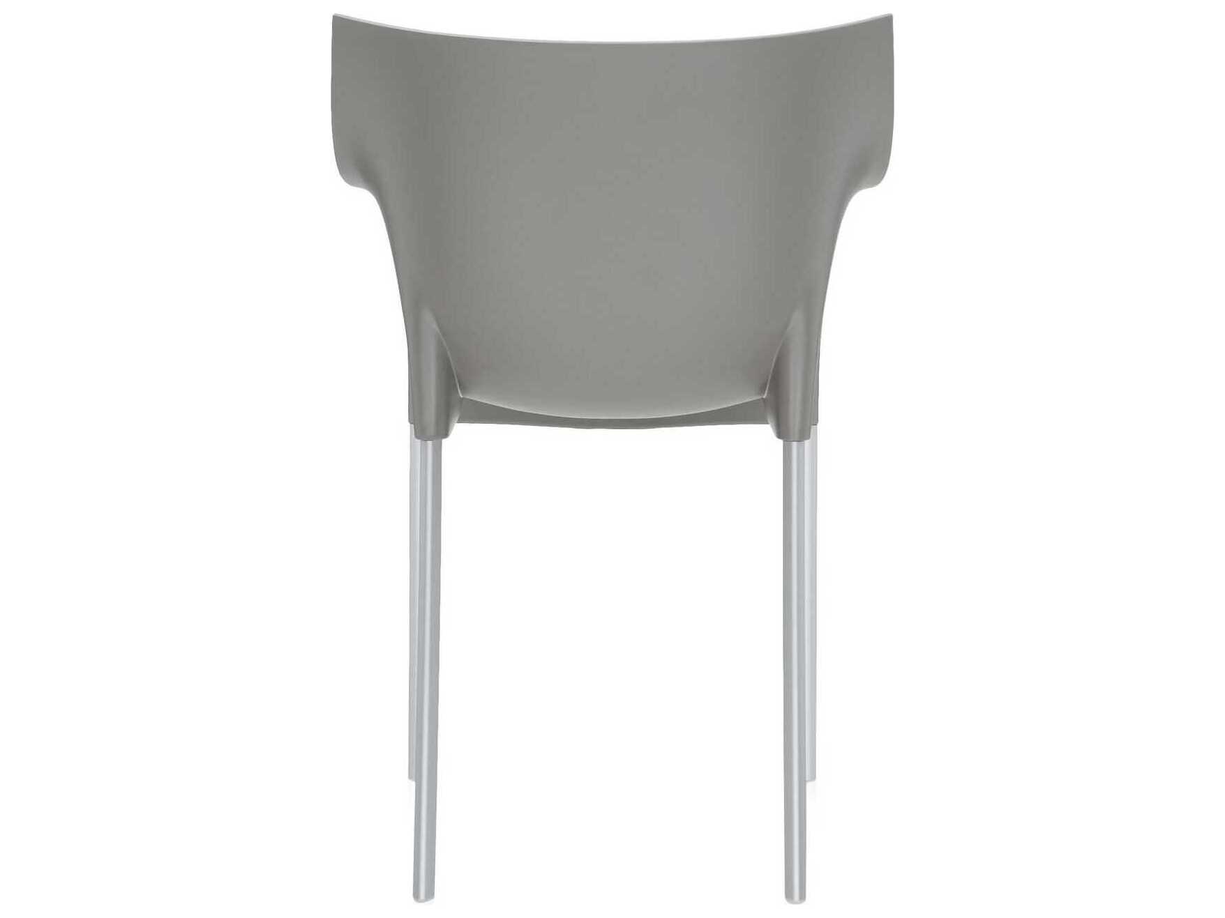 Kartell Dr No Gray Arm Dining Chair  (Sold in 2)