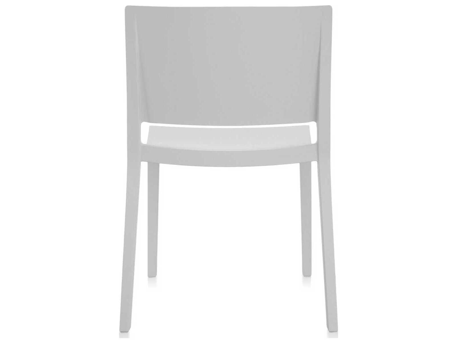 Kartell Lizz Mat White Side Dining Chair  (Sold in 2)