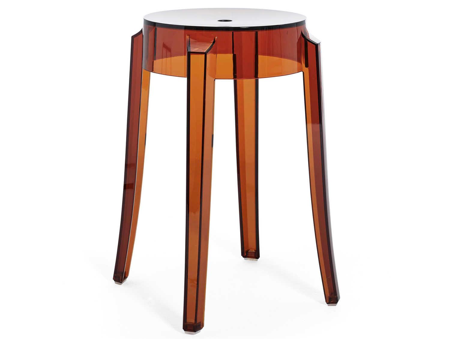 Kartell Charles Ghost Brown Side Dining Chair  (Sold in 2)