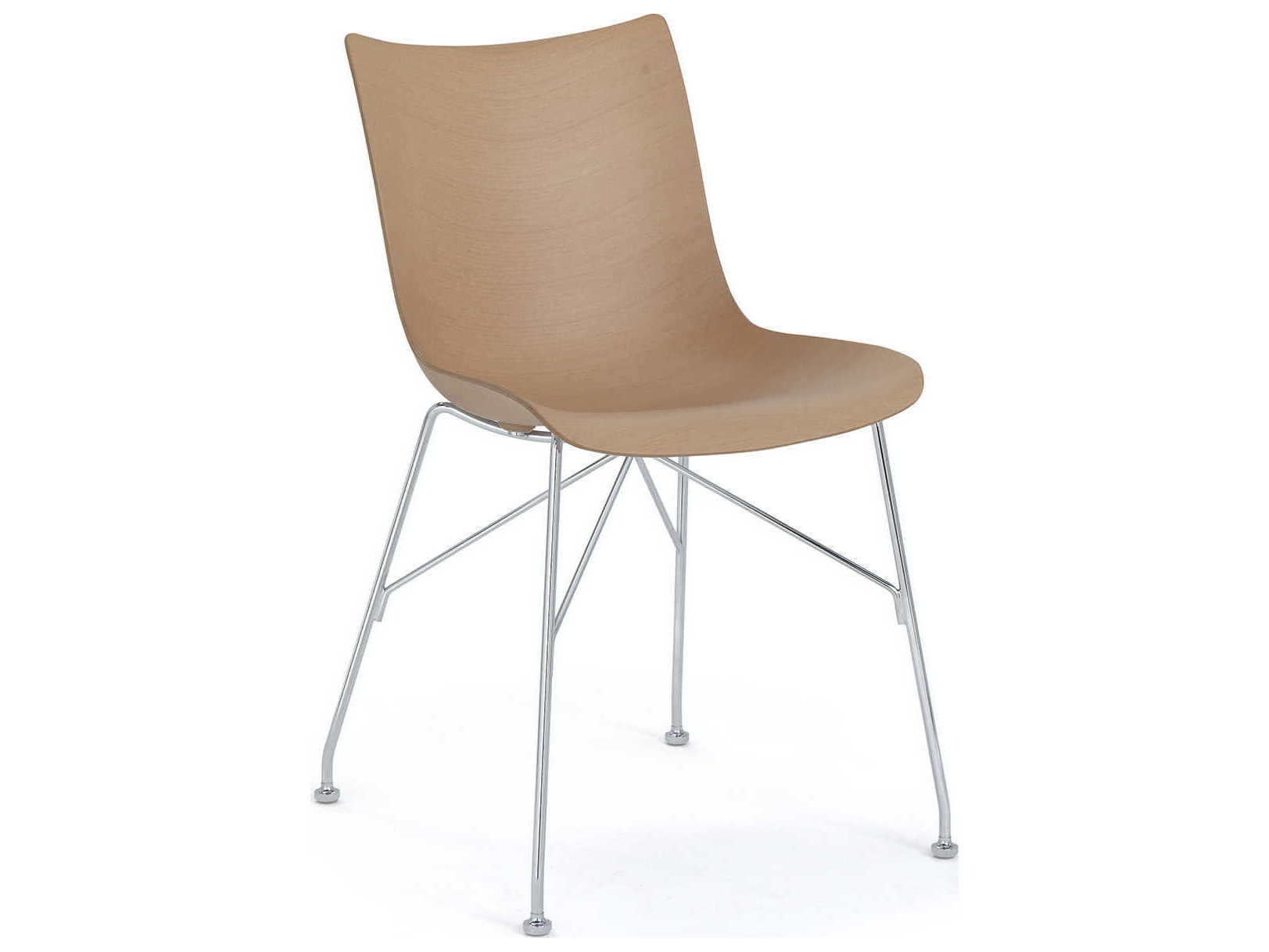 Kartell P-wood Brown Computer Office Chair