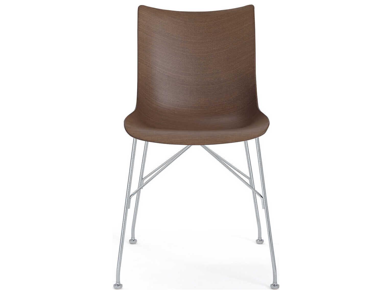 Kartell P-wood Brown Wood Computer Office Chair