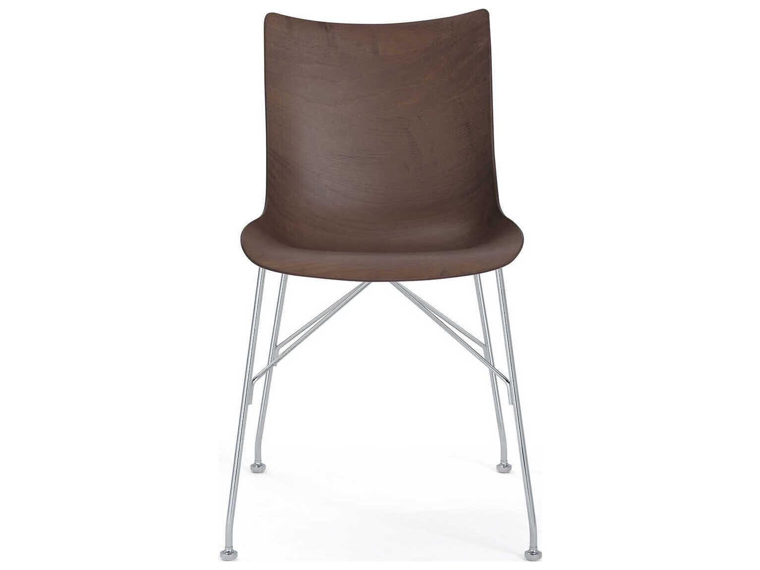 Kartell P-wood Brown Computer Office Chair