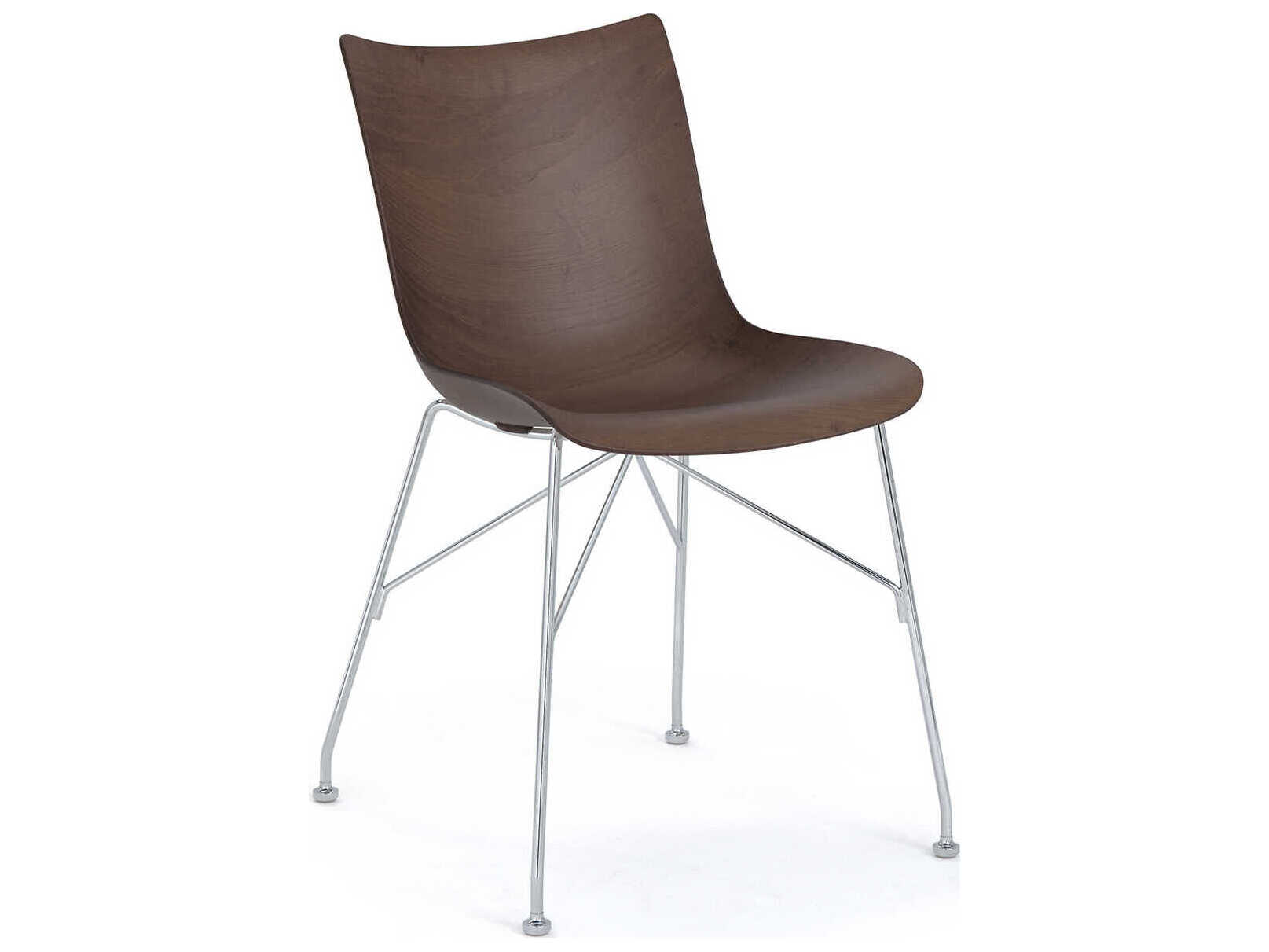 Kartell P-wood Brown Computer Office Chair
