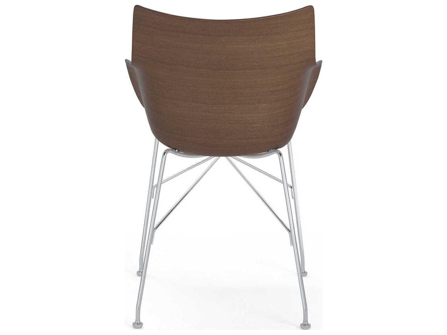 Kartell Q-wood Black Wood Computer Office Chair