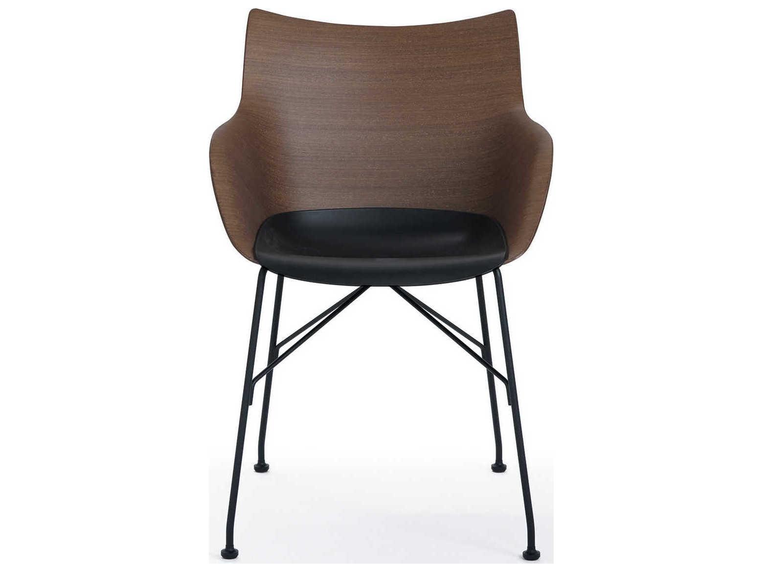 Kartell Q-wood Brown Computer Office Chair