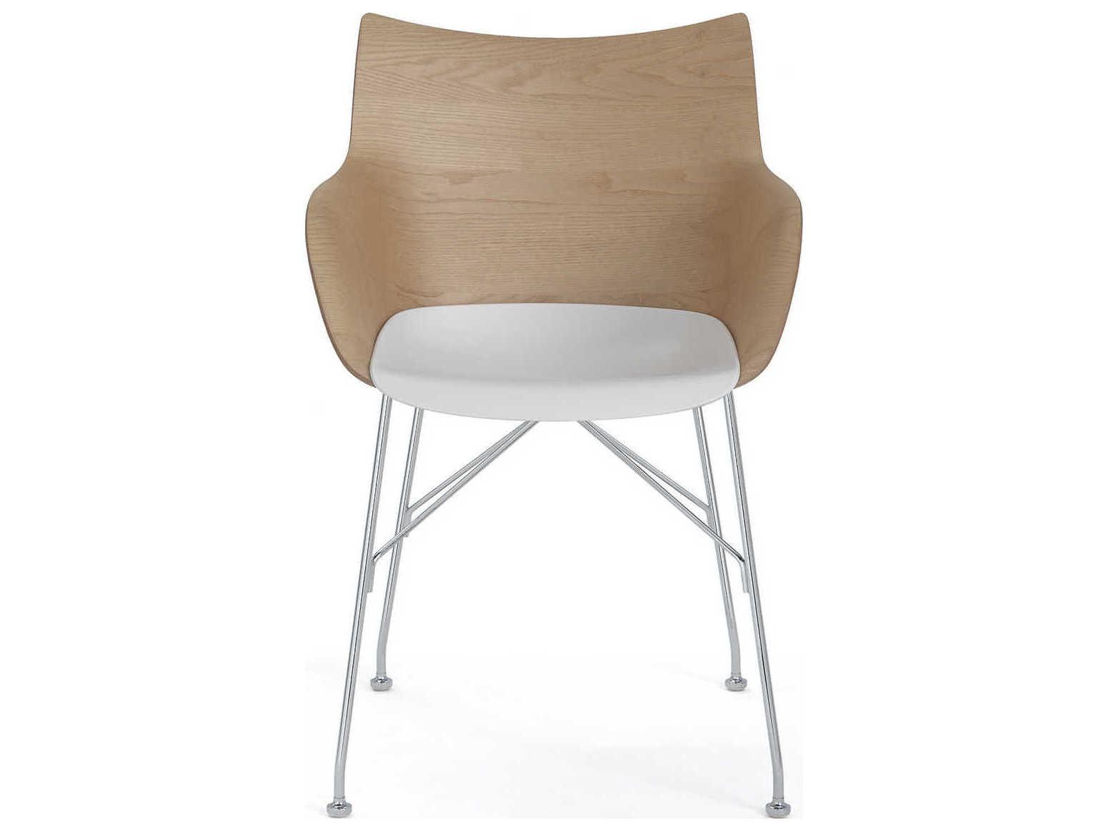 Kartell Q-wood Brown Computer Office Chair