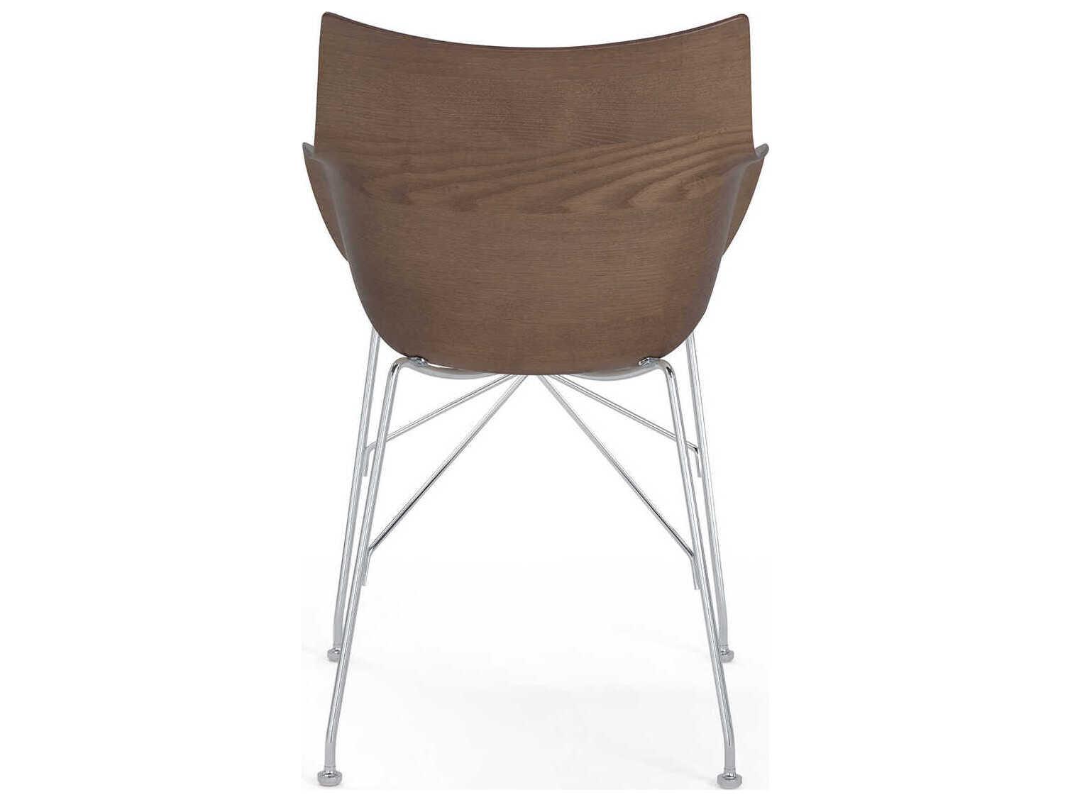 Kartell Q-wood Brown Computer Office Chair